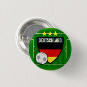 Deutschland Duitsland Voetbal Button (Voorkant /achterkant)