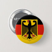 Deutschland Eagle Flag Ronde Button 5,7 Cm (Voorkant /achterkant)