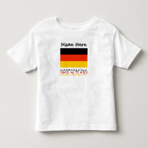 Deutschland en Duitse vlag gepersonaliseerd Kinder Shirts