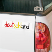 Deutschland en Originele design! Bumpersticker (Op Truck)