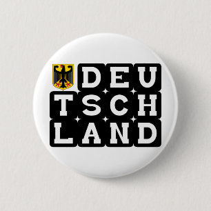 Deutschland en Originele design! Ronde Button 5,7 Cm