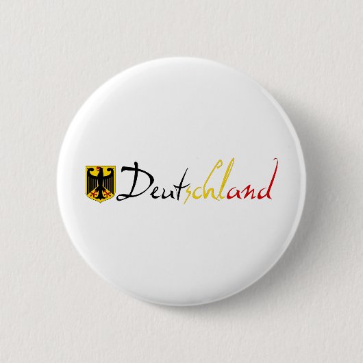 Deutschland en Originele design! Ronde Button 5,7 Cm (Voorkant)