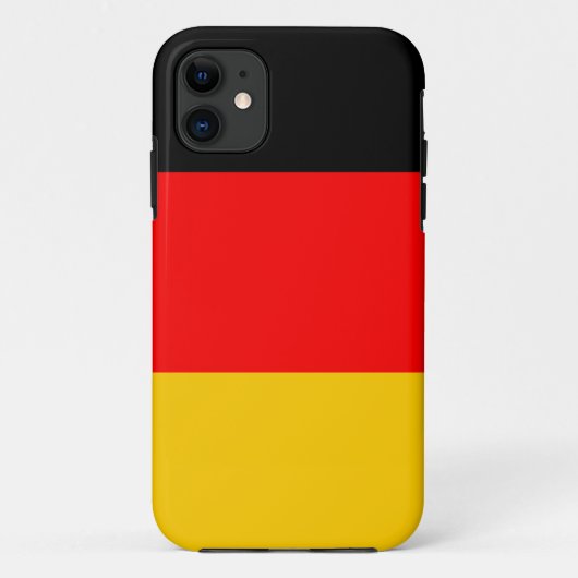 Deutschland Fahne Case-Mate iPhone Case (Achterkant)