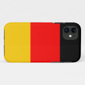 Deutschland Fahne Case-Mate iPhone Case (Achterkant (horizontaal))