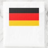 Deutschland Fahne Rechthoekige Sticker (Tas)