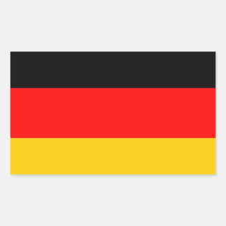 Deutschland Fahne Rechthoekige Sticker