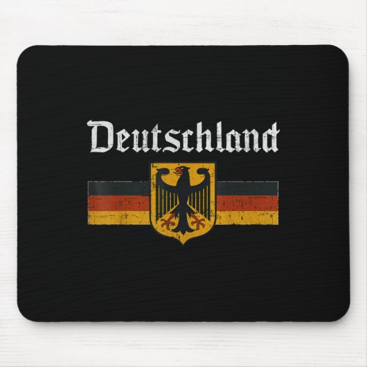 Deutschland Flag Eagle  Duits Erfgoed PRI Muismat (Voorkant)