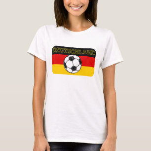 DEUTSCHLAND FLAG   FOOTBALL T-SHIRT