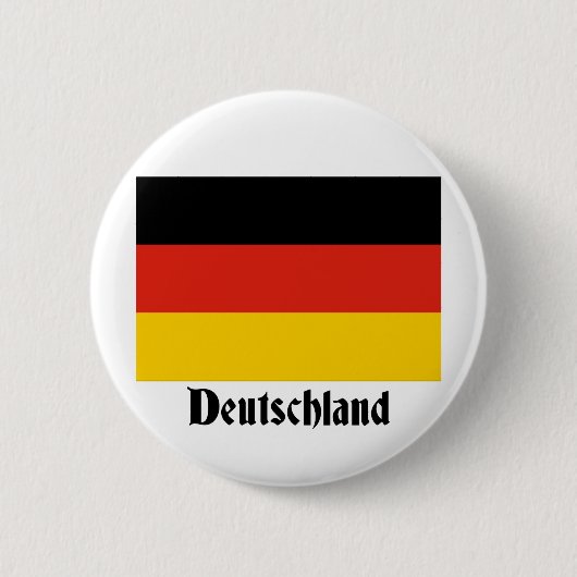 Deutschland Flag Ronde Button 5,7 Cm (Voorkant)