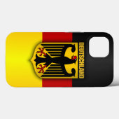 Deutschland Flag & wapenmunt Case-Mate iPhone Case (Achterkant (horizontaal))