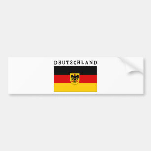 Deutschland Flagge Bumpersticker