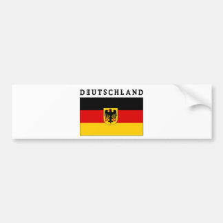 Deutschland Flagge Bumpersticker