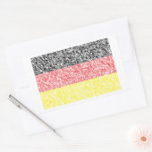 Deutschland Flagge - Duitse vlag Rechthoekige Sticker (Envelop)