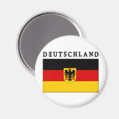 Deutschland Flagge Magneet (Voorkant / Achterkant)