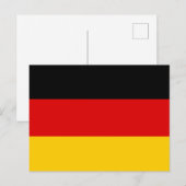 Deutschland Flagge Postkarte Briefkaart (Voorkant / Achterkant)