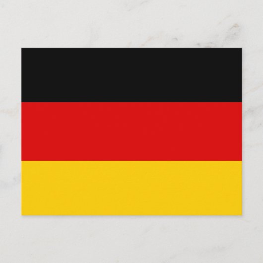 Deutschland Flagge Postkarte Briefkaart (Voorkant)