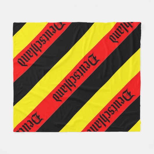 Deutschland Fleece Deken (Voorkant (Horizontaal))