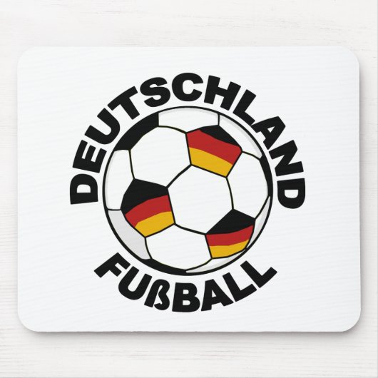 Deutschland Fußball Design Muismat (Voorkant)
