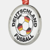 Deutschland Fußball Design Pendant Ornament (Links)