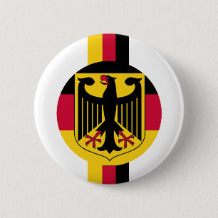 Deutschland Fussball Eagle Colors design Ronde Button 5,7 Cm
