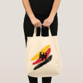 Deutschland Fussball Soccer Eagle Canvas tas (Voorkant (product))