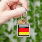 Deutschland gepolijst sleutelhanger (Hand)