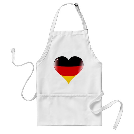 Deutschland hart standaard schort (Voorkant)
