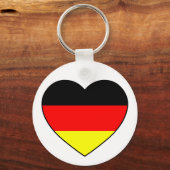 Deutschland Herz Fussball Anhänger "Germany" Sleutelhanger (Voorkant)