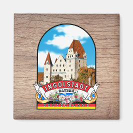 Deutschland Ingolstadt Vintage souvenir Magneet