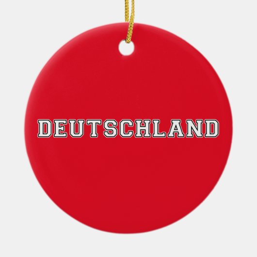 Deutschland Keramisch Ornament (Voorkant)