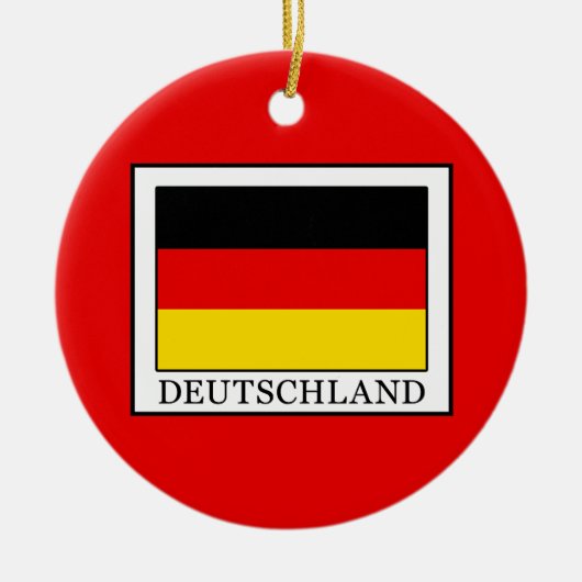Deutschland Keramisch Ornament (Voorkant)