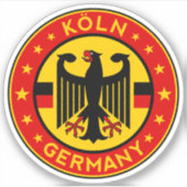 Deutschland, Keulen Sticker (Voorkant)