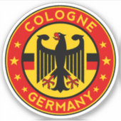 Deutschland, Keulen Sticker (Voorkant)