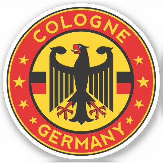 Deutschland, Keulen Sticker (Voorkant)