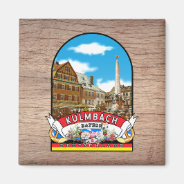 Deutschland Kulmbach Vintage souvenir Magneet
