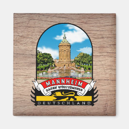 Deutschland Mannheim Vintage souvenir Magneet