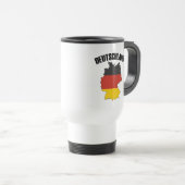 Deutschland Map - Duitse vlag - Duitsland reizen Reisbeker (Voorkant rechts)