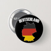 Deutschland Map - Duitse vlag - Duitsland reizen Ronde Button 5,7 Cm (Voorkant /achterkant)
