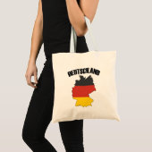 Deutschland Map - Duitse vlag - Duitsland reizen Tote Bag (Voorkant (product))