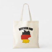 Deutschland Map - Duitse vlag - Duitsland reizen Tote Bag (Achterkant)