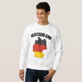 Deutschland Map - Duitse vlag - Duitsland reizen Trui (Voorkant volledig)
