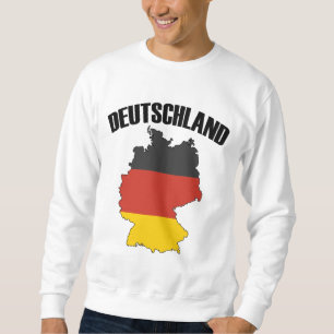 Deutschland Map - Duitse vlag - Duitsland reizen Trui