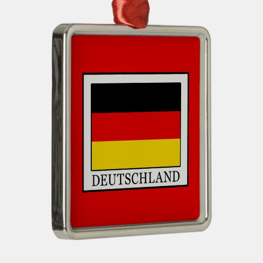 Deutschland Metalen Ornament (Rechts)