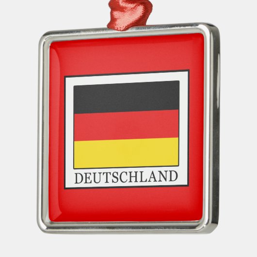 Deutschland Metalen Ornament (Links)