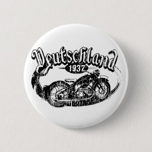Deutschland Motokleding Ronde Button 5,7 Cm