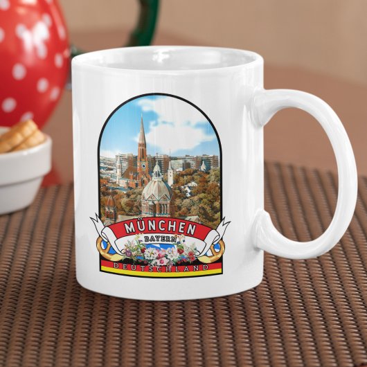 Deutschland München Vintage souvenir Koffiemok