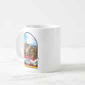 Deutschland München Vintage souvenir Koffiemok (Voorkant links)
