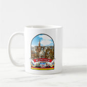 Deutschland München Vintage souvenir Koffiemok (Links)