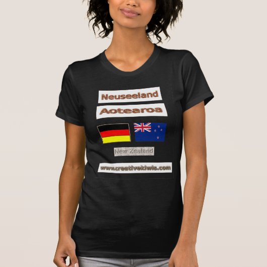 Deutschland, Neuseeland T-shirt (Voorkant)