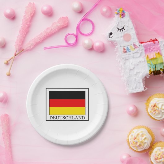 Deutschland Papieren Bordje (Feest)